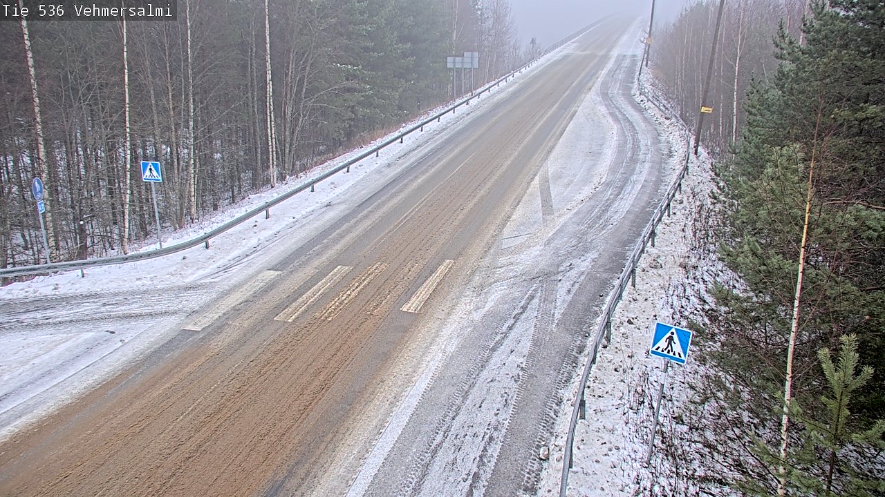 Weather Camera Image Road 536 Kuopio, Vehmersalmi, Kuopio, Pohjois-Savo