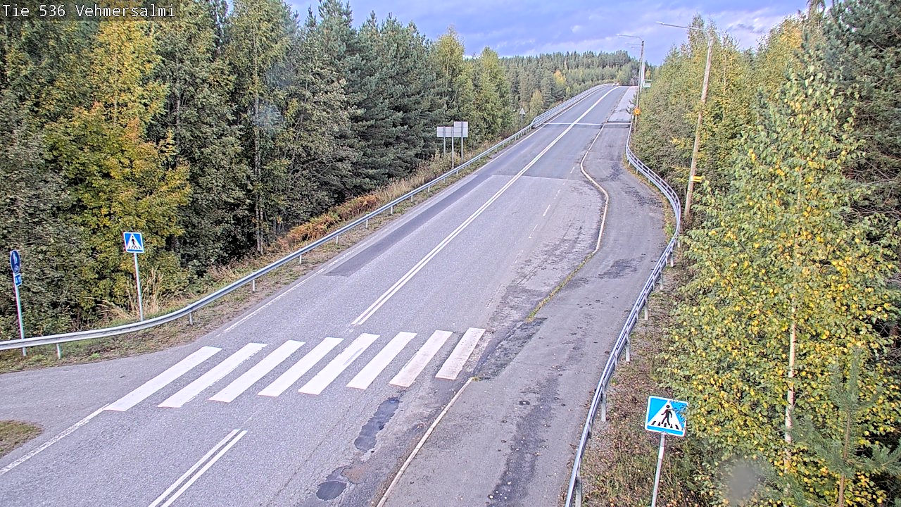 Weather Camera Image Väg 536 Kuopio, Vehmersalmi, Kuopio, Pohjois-Savo