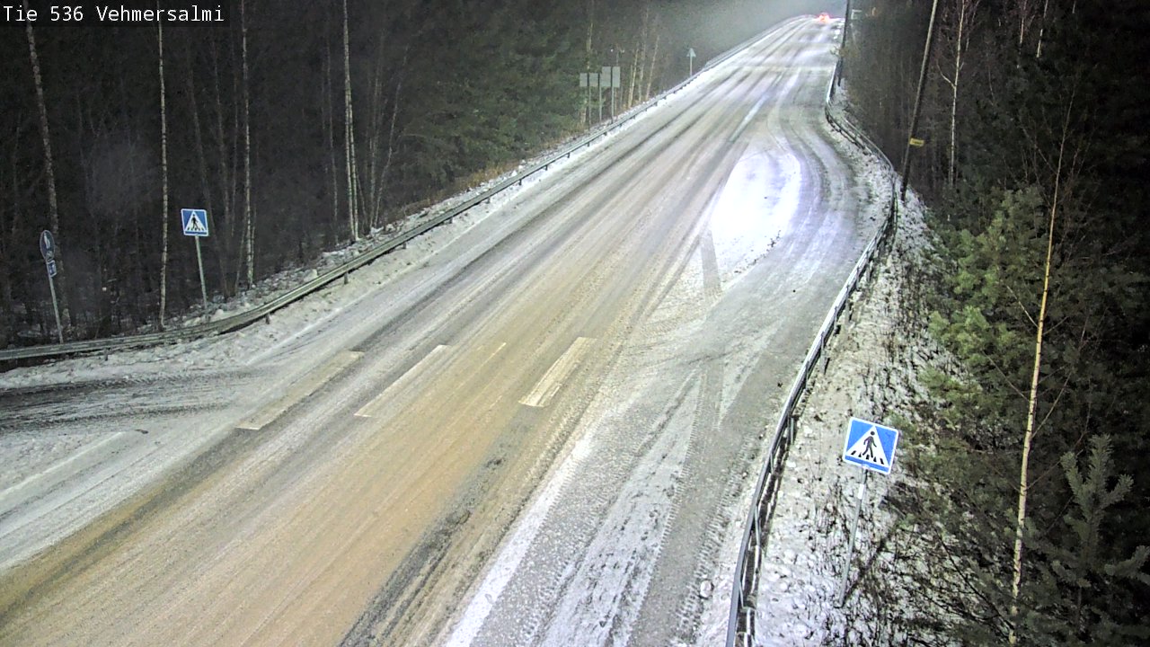 Weather Camera Image Road 536 Kuopio, Vehmersalmi, Kuopio, Pohjois-Savo