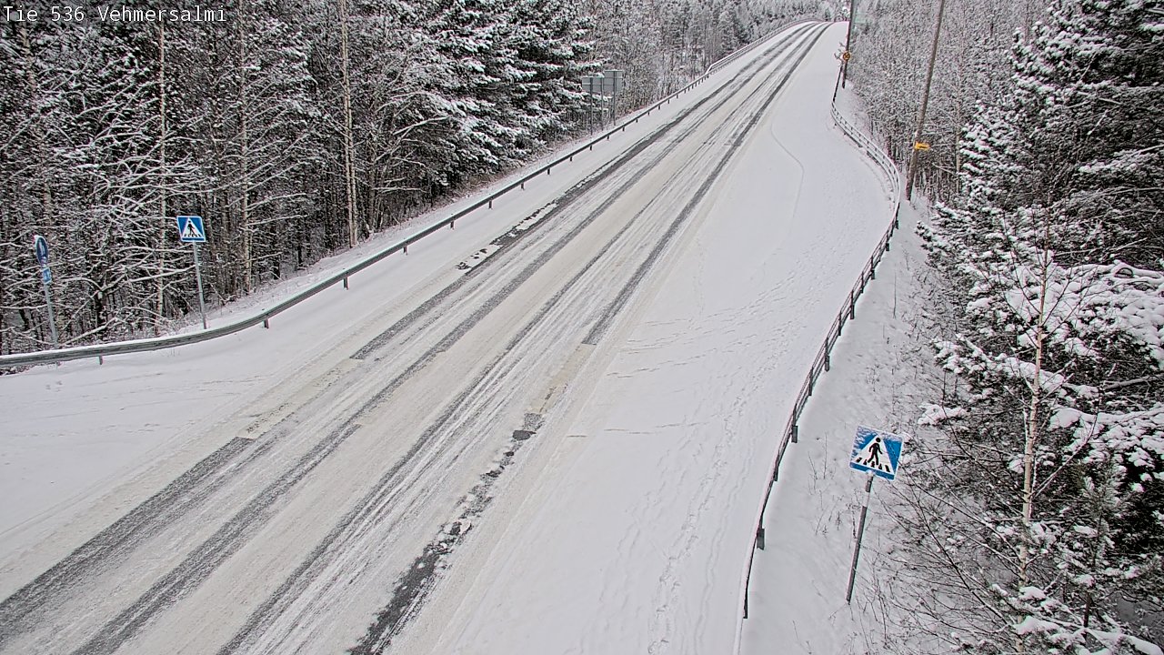 Weather Camera Image Road 536 Kuopio, Vehmersalmi, Kuopio, Pohjois-Savo