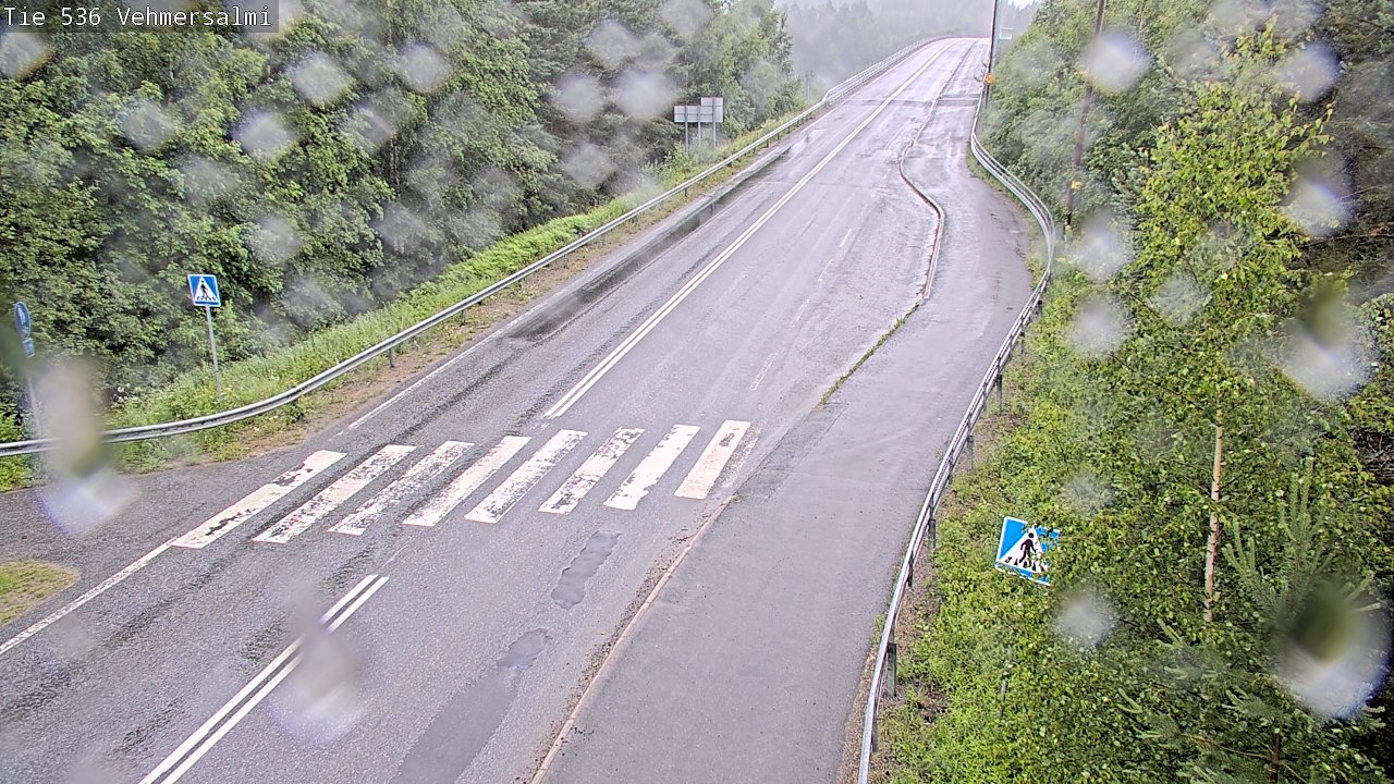 Weather Camera Image Väg 536 Kuopio, Vehmersalmi, Kuopio, Pohjois-Savo