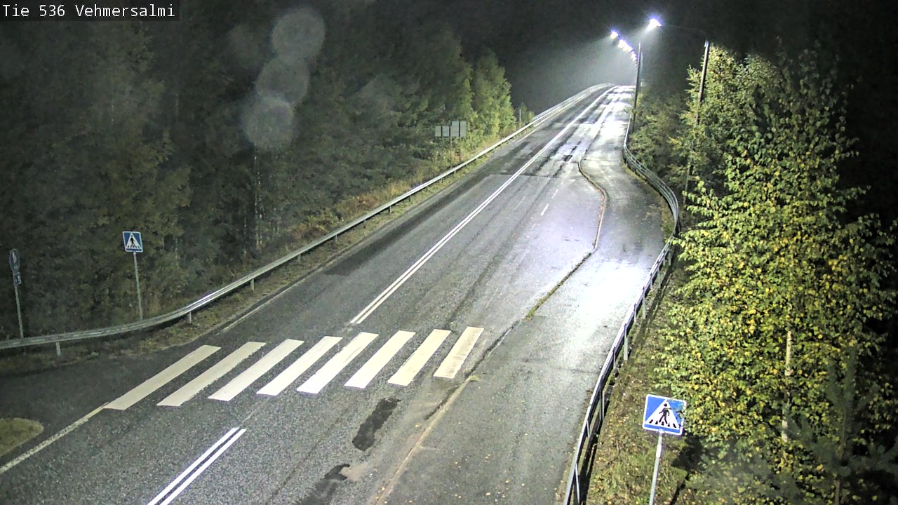 Weather Camera Image Väg 536 Kuopio, Vehmersalmi, Kuopio, Pohjois-Savo