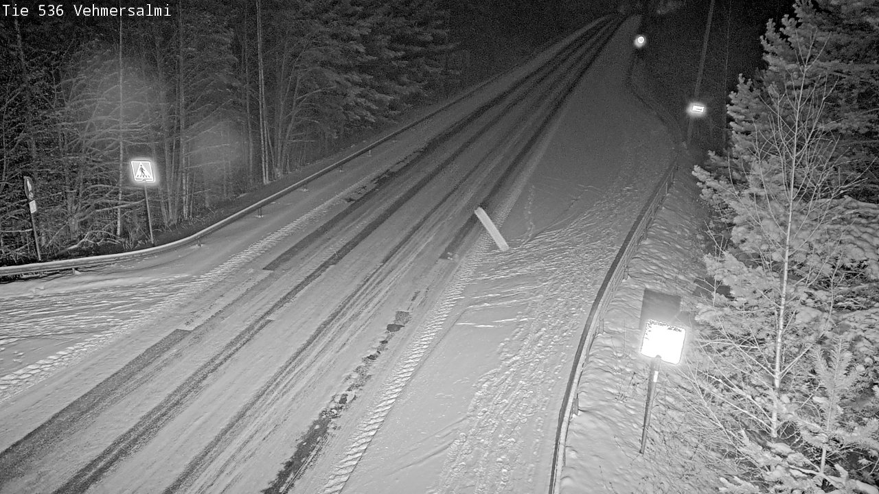 Weather Camera Image Road 536 Kuopio, Vehmersalmi, Kuopio, Pohjois-Savo