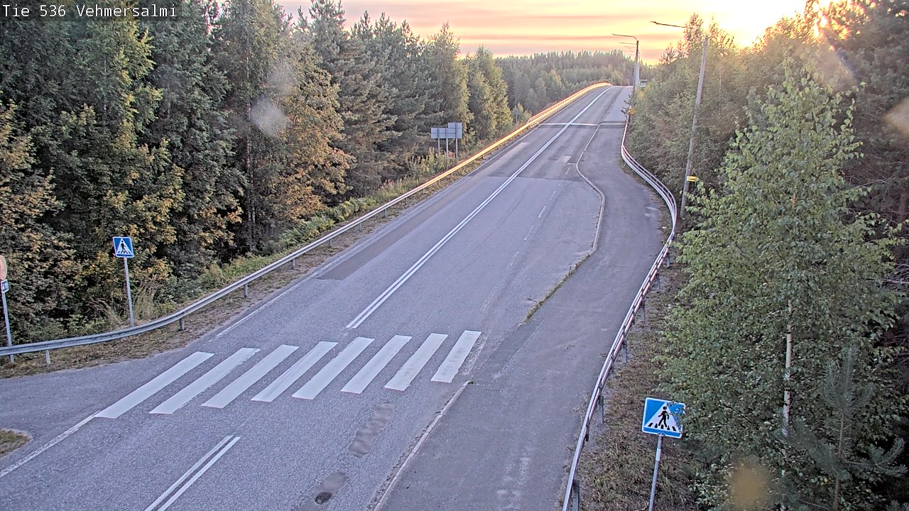 Weather Camera Image Road 536 Kuopio, Vehmersalmi, Kuopio, Pohjois-Savo