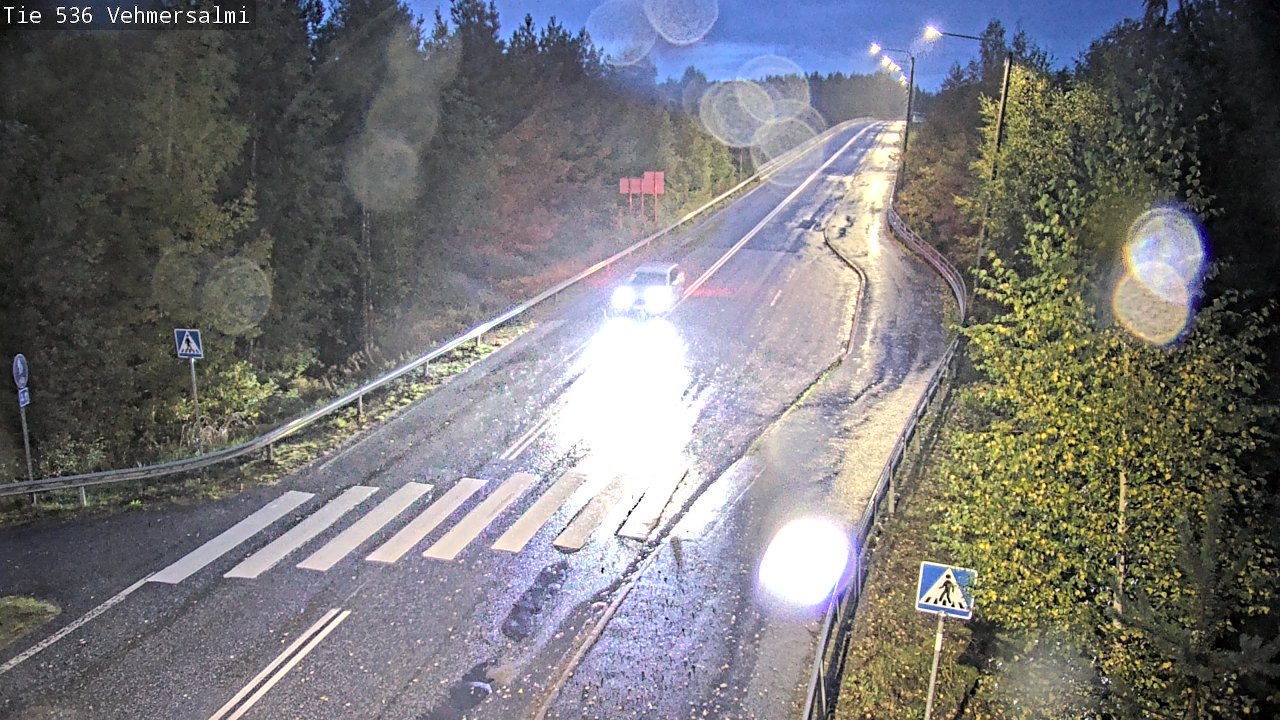 Weather Camera Image Väg 536 Kuopio, Vehmersalmi, Kuopio, Pohjois-Savo