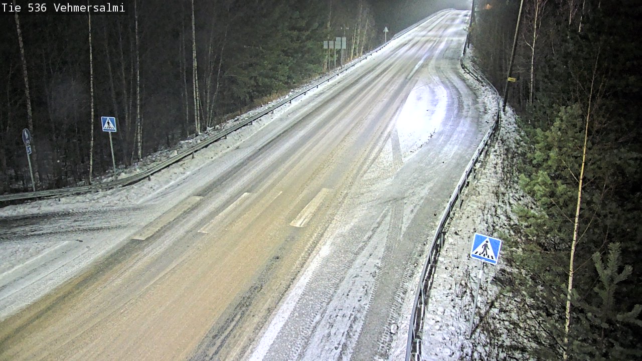 Weather Camera Image Road 536 Kuopio, Vehmersalmi, Kuopio, Pohjois-Savo