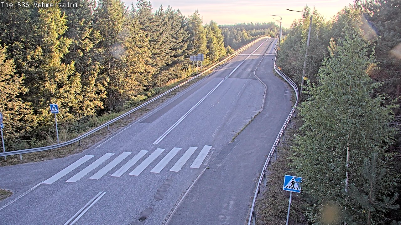 Weather Camera Image Road 536 Kuopio, Vehmersalmi, Kuopio, Pohjois-Savo