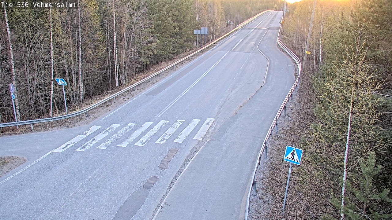 Kelikamerat Kuva Tie 536 Kuopio, Vehmersalmi, Kuopio, Pohjois-Savo
