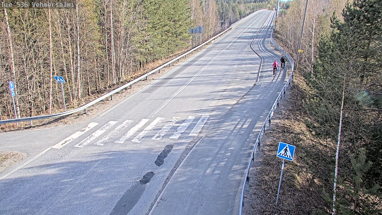 Weather Camera Image Väg 536 Kuopio, Vehmersalmi, Kuopio, Pohjois-Savo