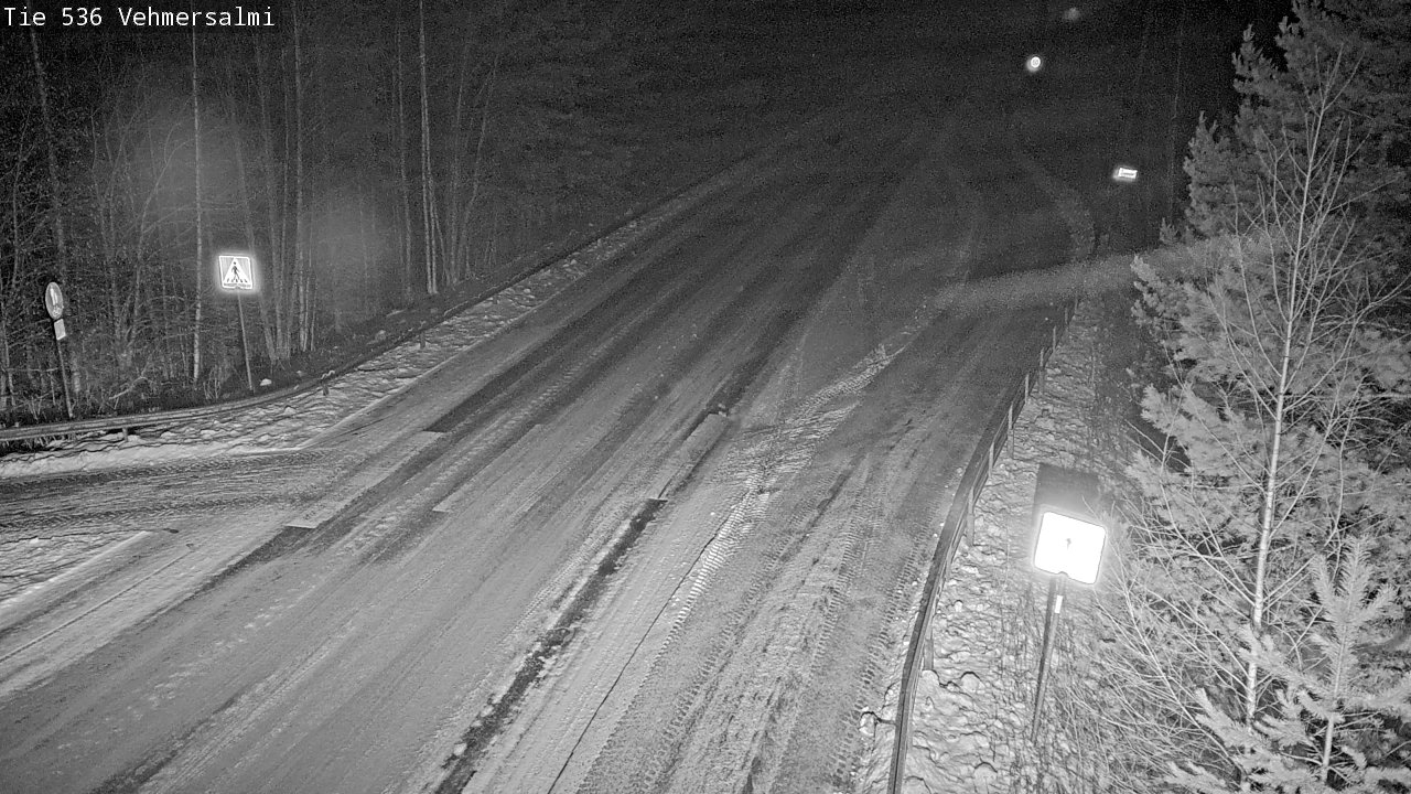 Weather Camera Image Road 536 Kuopio, Vehmersalmi, Kuopio, Pohjois-Savo