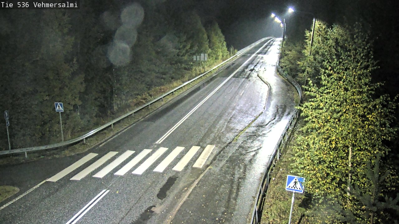 Weather Camera Image Väg 536 Kuopio, Vehmersalmi, Kuopio, Pohjois-Savo