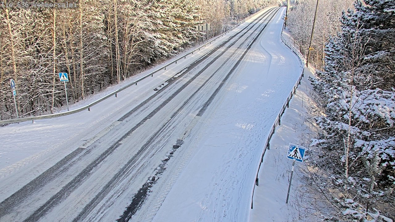 Weather Camera Image Väg 536 Kuopio, Vehmersalmi, Kuopio, Pohjois-Savo