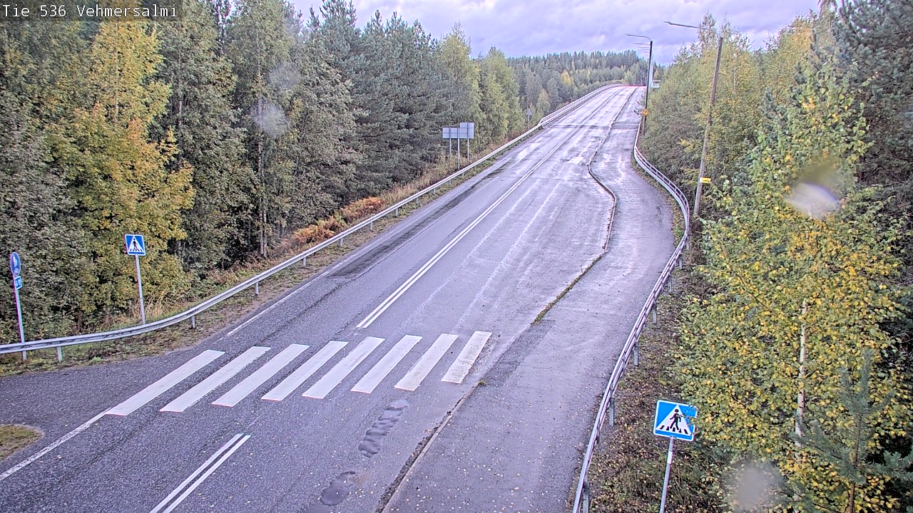 Weather Camera Image Väg 536 Kuopio, Vehmersalmi, Kuopio, Pohjois-Savo