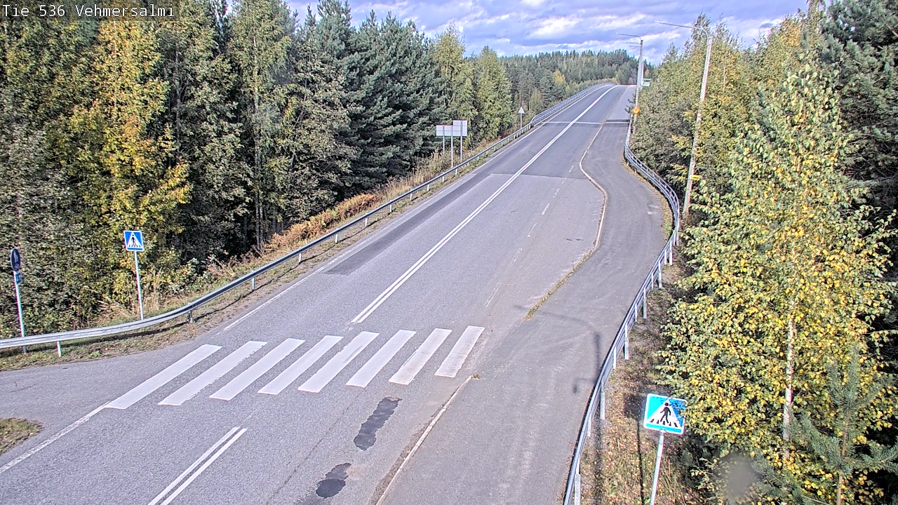 Weather Camera Image Road 536 Kuopio, Vehmersalmi, Kuopio, Pohjois-Savo