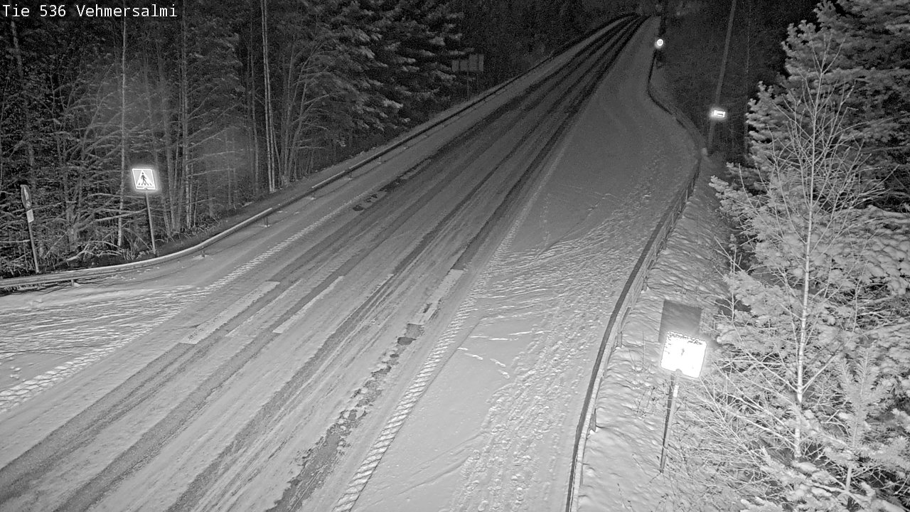 Weather Camera Image Väg 536 Kuopio, Vehmersalmi, Kuopio, Pohjois-Savo