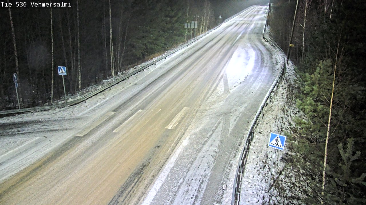 Weather Camera Image Road 536 Kuopio, Vehmersalmi, Kuopio, Pohjois-Savo
