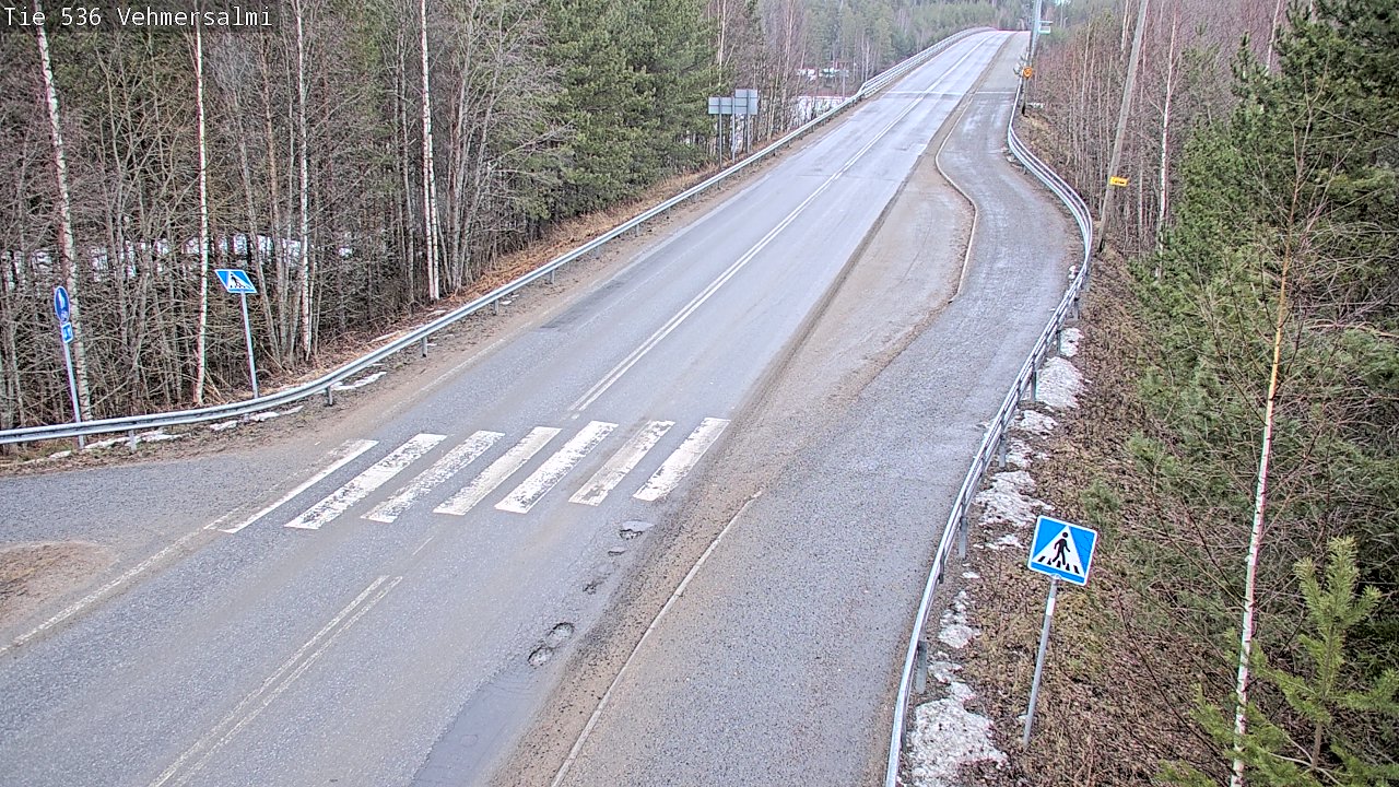 Weather Camera Image Road 536 Kuopio, Vehmersalmi, Kuopio, Pohjois-Savo