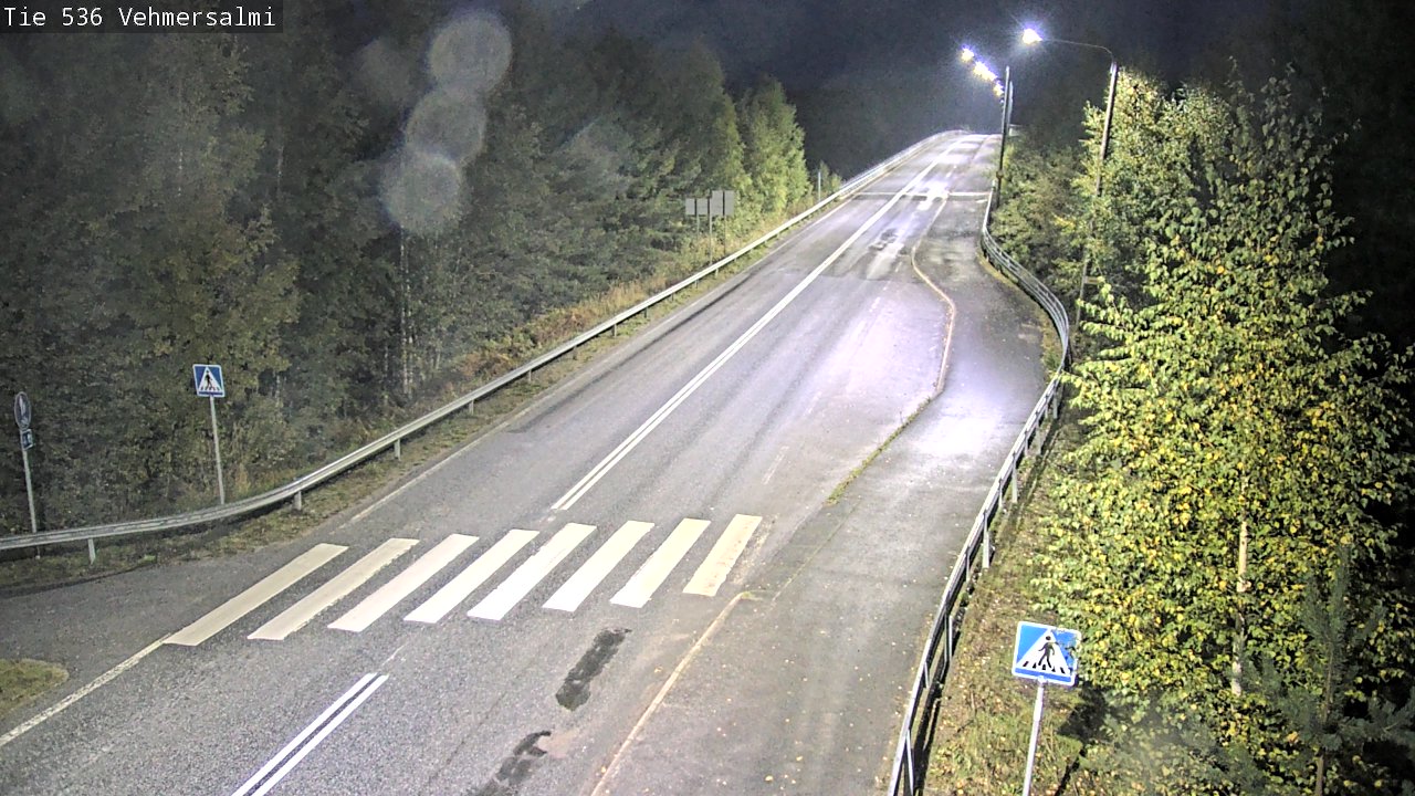 Weather Camera Image Väg 536 Kuopio, Vehmersalmi, Kuopio, Pohjois-Savo