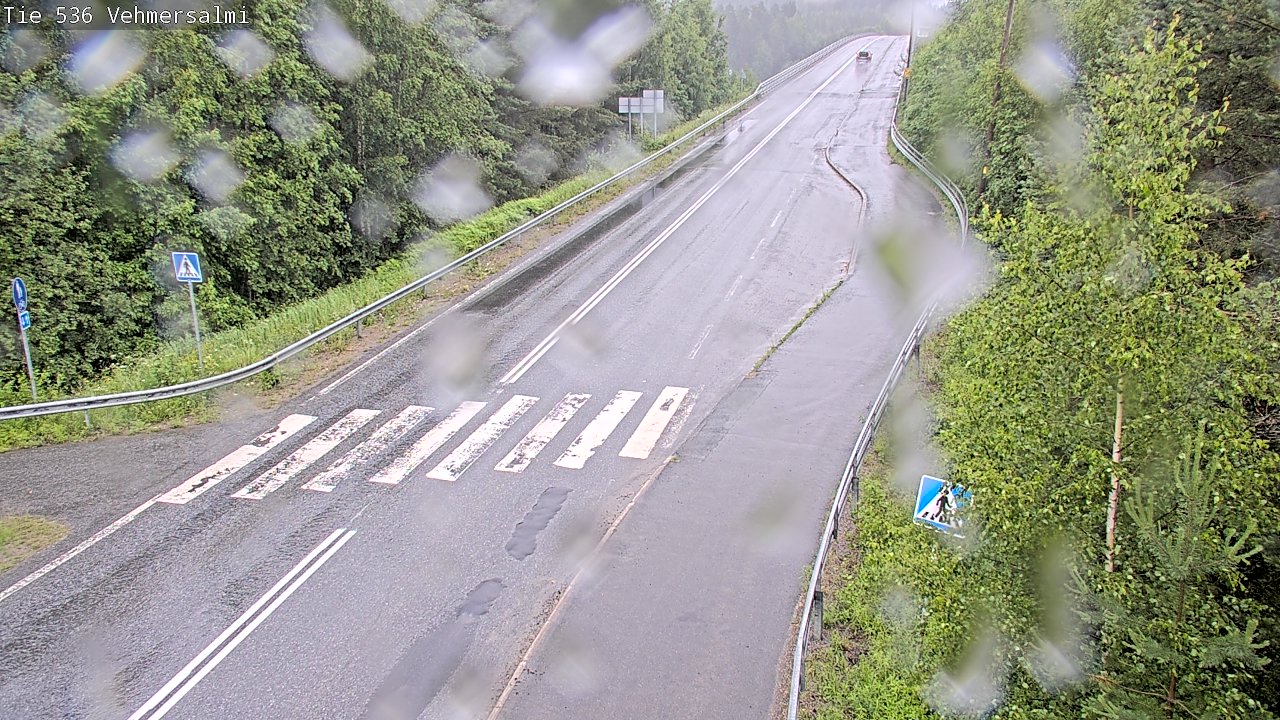 Weather Camera Image Väg 536 Kuopio, Vehmersalmi, Kuopio, Pohjois-Savo