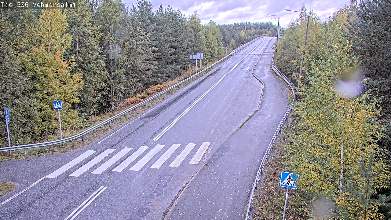 Weather Camera Image Väg 536 Kuopio, Vehmersalmi, Kuopio, Pohjois-Savo