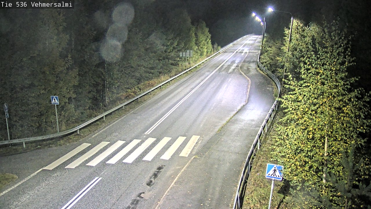 Weather Camera Image Väg 536 Kuopio, Vehmersalmi, Kuopio, Pohjois-Savo