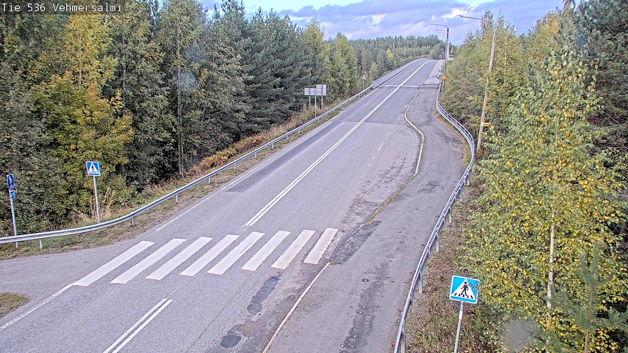Weather Camera Image Väg 536 Kuopio, Vehmersalmi, Kuopio, Pohjois-Savo