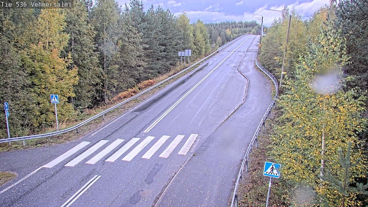 Weather Camera Image Väg 536 Kuopio, Vehmersalmi, Kuopio, Pohjois-Savo