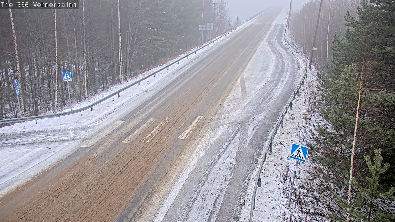 Weather Camera Image Road 536 Kuopio, Vehmersalmi, Kuopio, Pohjois-Savo