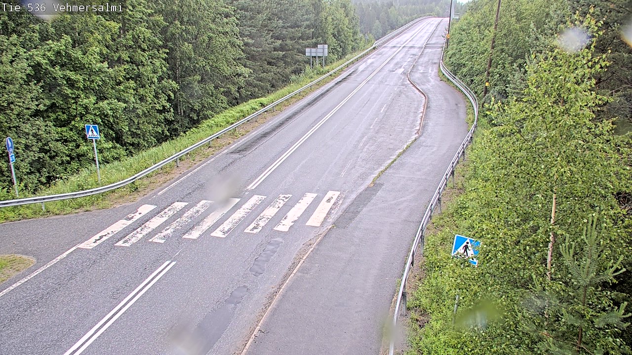 Weather Camera Image Väg 536 Kuopio, Vehmersalmi, Kuopio, Pohjois-Savo