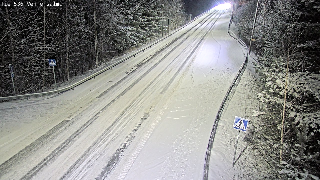 Weather Camera Image Road 536 Kuopio, Vehmersalmi, Kuopio, Pohjois-Savo