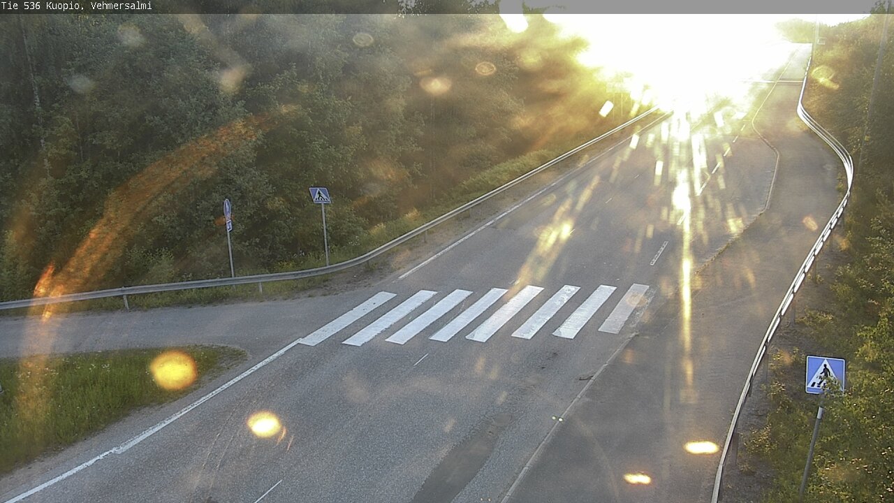 Kelikamerat Kuva Tie 536 Kuopio, Vehmersalmi, Kuopio, Pohjois-Savo