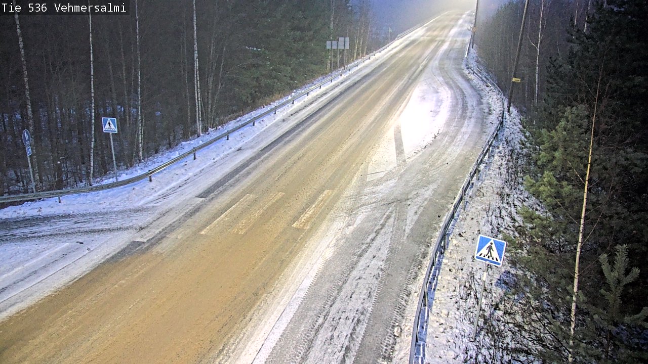 Weather Camera Image Road 536 Kuopio, Vehmersalmi, Kuopio, Pohjois-Savo