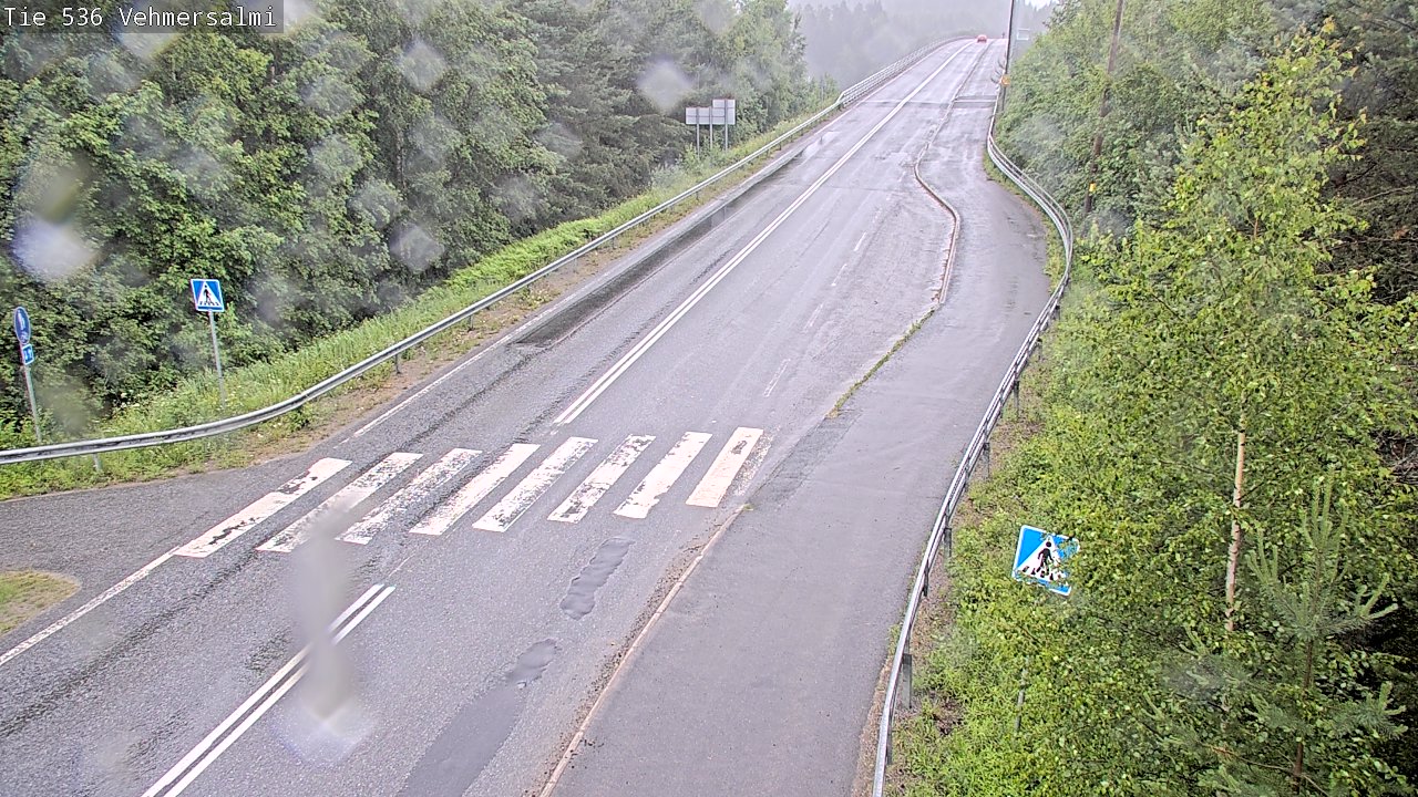 Weather Camera Image Väg 536 Kuopio, Vehmersalmi, Kuopio, Pohjois-Savo