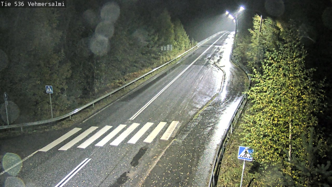 Weather Camera Image Väg 536 Kuopio, Vehmersalmi, Kuopio, Pohjois-Savo