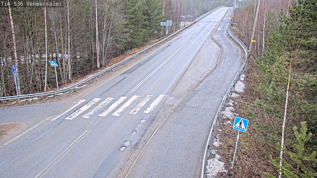 Weather Camera Image Road 536 Kuopio, Vehmersalmi, Kuopio, Pohjois-Savo