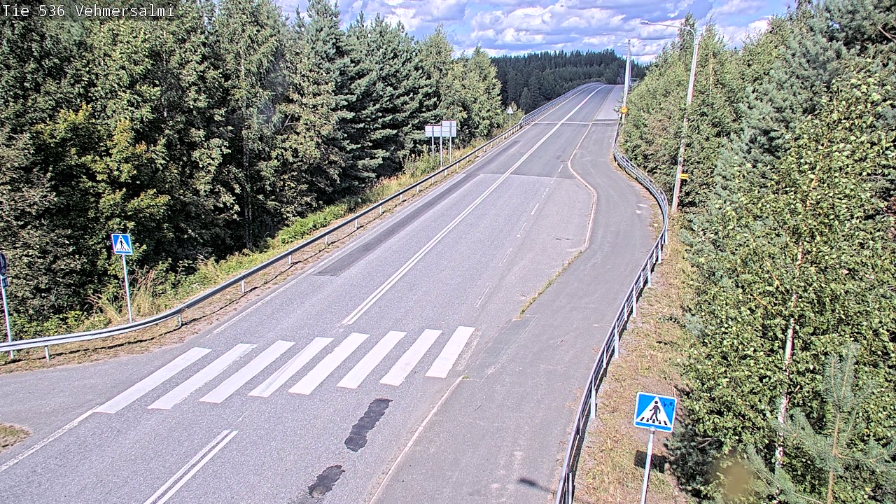 Kelikamerat Kuva Tie 536 Kuopio, Vehmersalmi, Kuopio, Pohjois-Savo