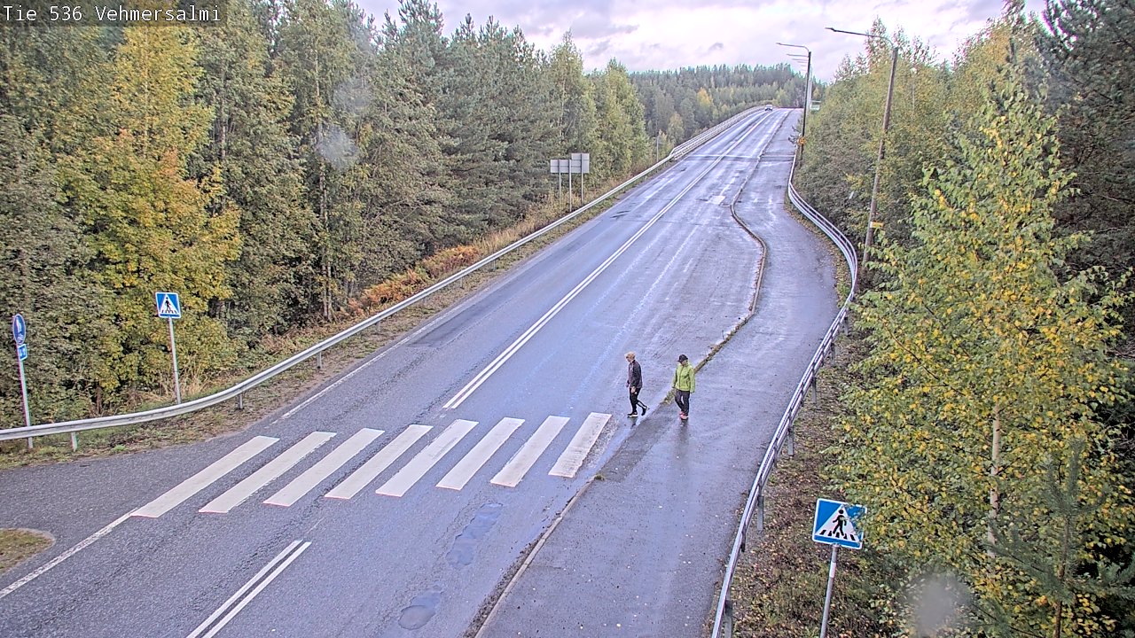 Weather Camera Image Väg 536 Kuopio, Vehmersalmi, Kuopio, Pohjois-Savo