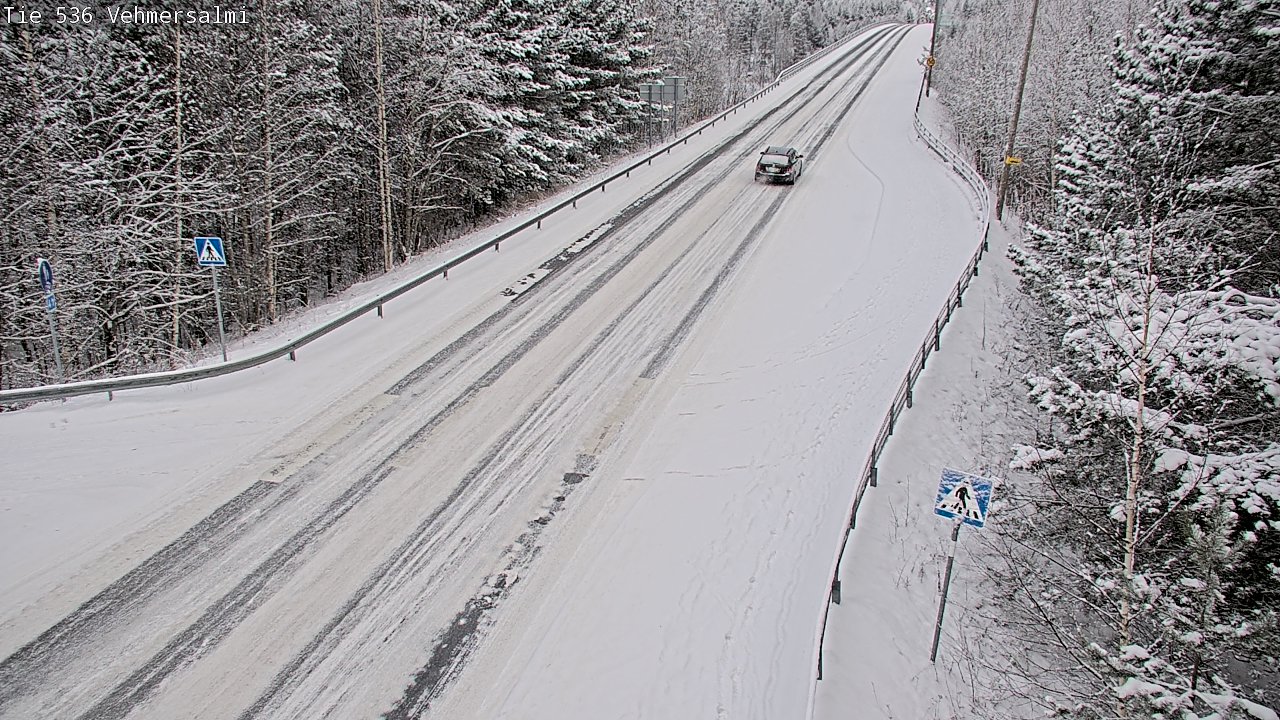 Weather Camera Image Road 536 Kuopio, Vehmersalmi, Kuopio, Pohjois-Savo