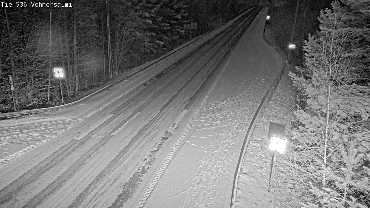 Weather Camera Image Väg 536 Kuopio, Vehmersalmi, Kuopio, Pohjois-Savo