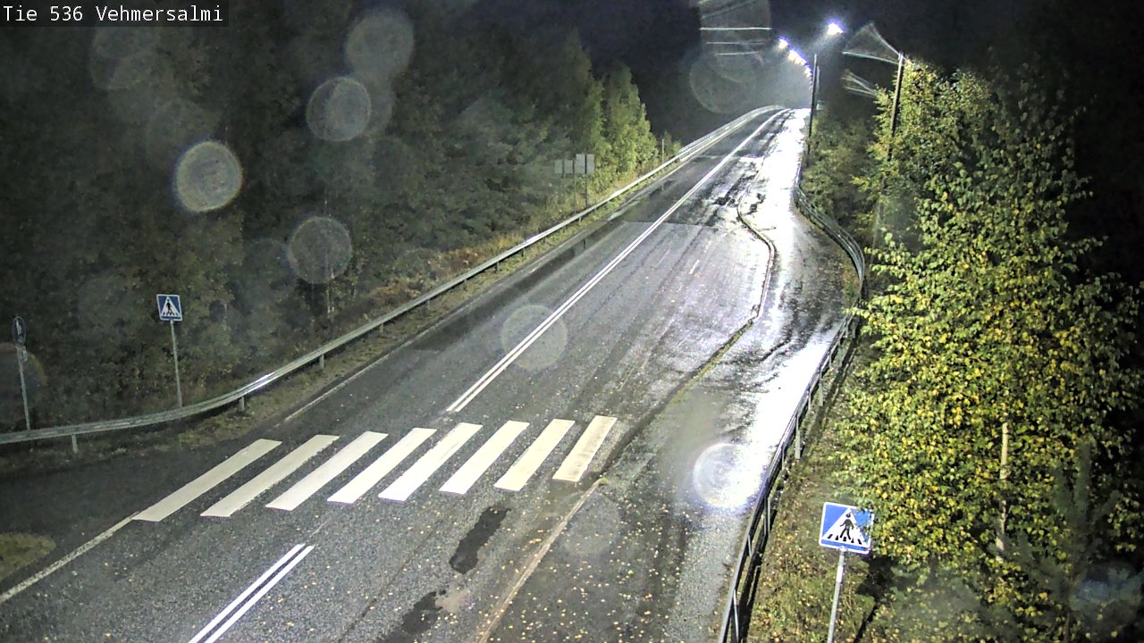 Weather Camera Image Väg 536 Kuopio, Vehmersalmi, Kuopio, Pohjois-Savo