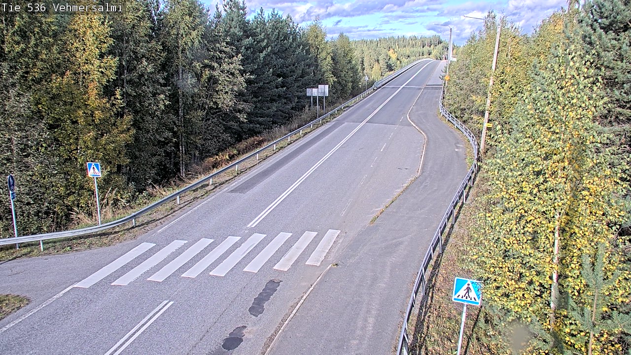 Weather Camera Image Road 536 Kuopio, Vehmersalmi, Kuopio, Pohjois-Savo