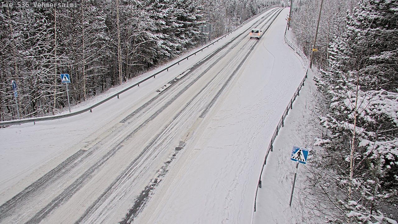 Weather Camera Image Road 536 Kuopio, Vehmersalmi, Kuopio, Pohjois-Savo