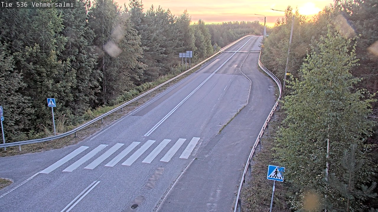 Kelikamerat Kuva Tie 536 Kuopio, Vehmersalmi, Kuopio, Pohjois-Savo