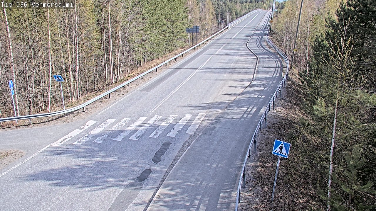 Weather Camera Image Road 536 Kuopio, Vehmersalmi, Kuopio, Pohjois-Savo