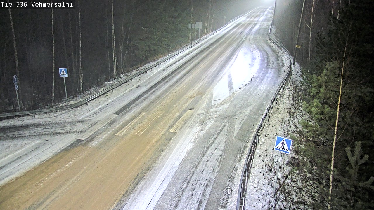 Weather Camera Image Road 536 Kuopio, Vehmersalmi, Kuopio, Pohjois-Savo