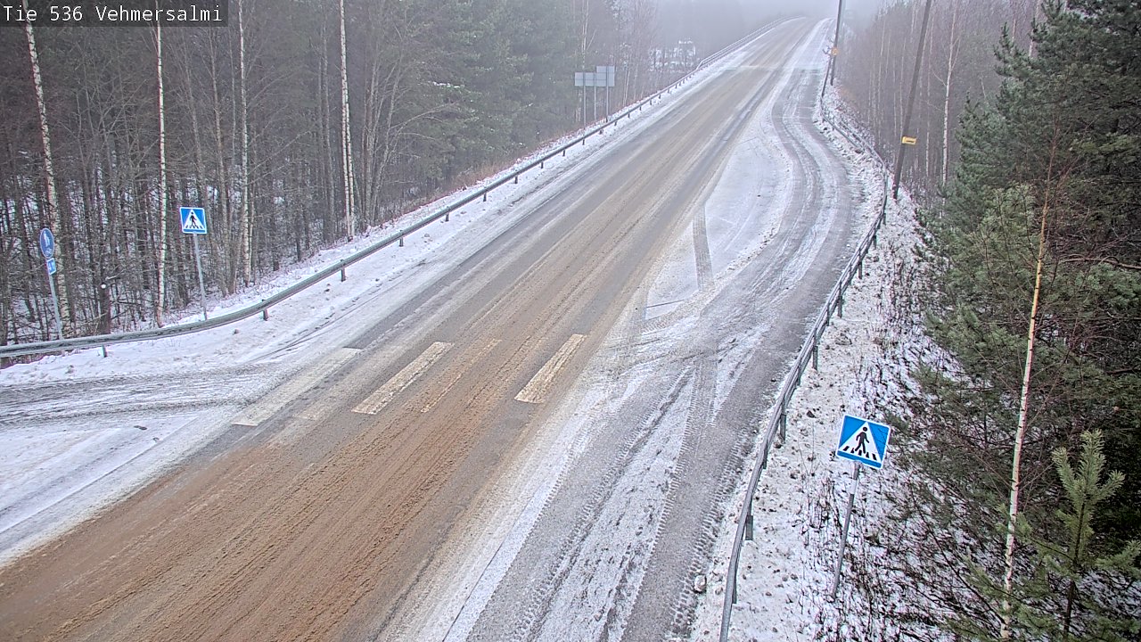 Weather Camera Image Road 536 Kuopio, Vehmersalmi, Kuopio, Pohjois-Savo