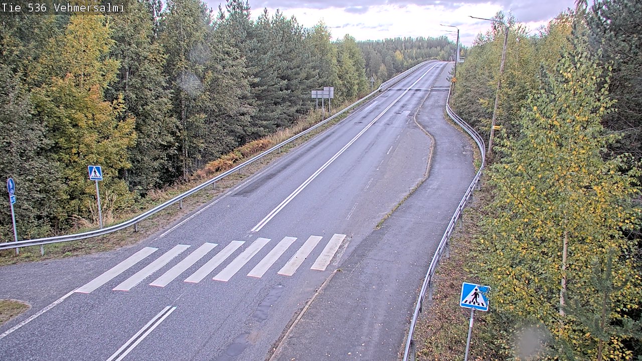 Weather Camera Image Väg 536 Kuopio, Vehmersalmi, Kuopio, Pohjois-Savo