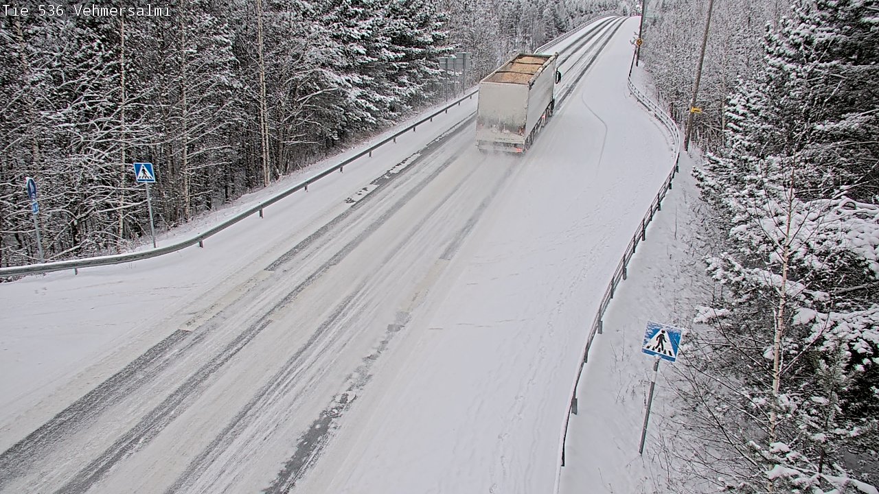Weather Camera Image Road 536 Kuopio, Vehmersalmi, Kuopio, Pohjois-Savo