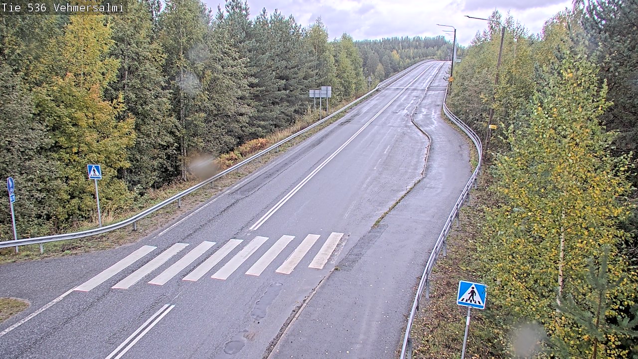 Weather Camera Image Väg 536 Kuopio, Vehmersalmi, Kuopio, Pohjois-Savo