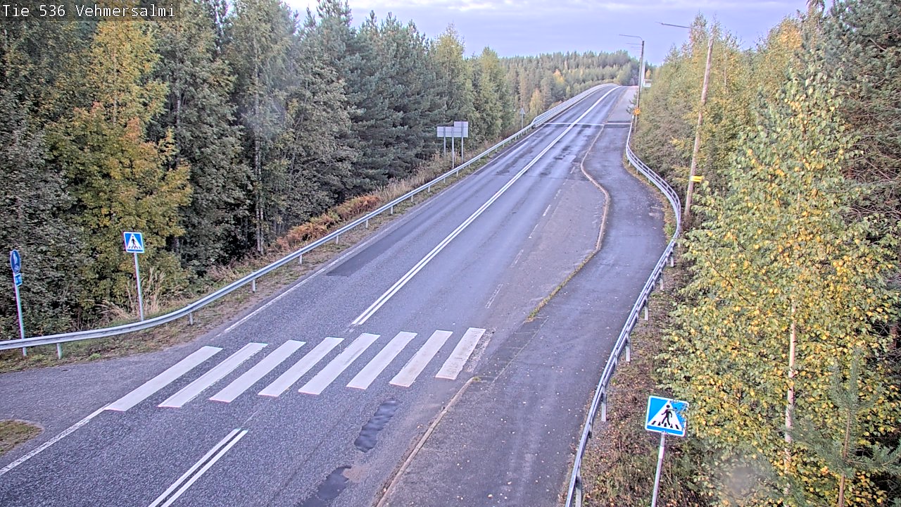 Weather Camera Image Väg 536 Kuopio, Vehmersalmi, Kuopio, Pohjois-Savo